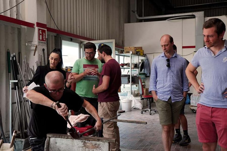 Arte Di Murano: Glass Factory Tour - Meeting at the Arte Di Murano Furnace, Then Going Upstairs