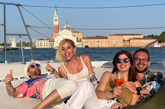 Catamaran Spritz Tour - Giudecca Canal, Cipriani, San Servolo, and the island stretch toward Lido