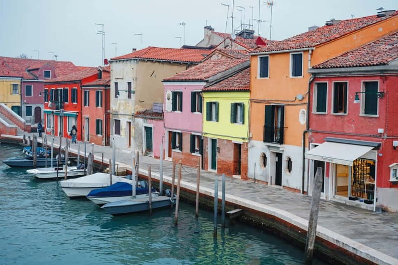 Charm of the Torcello, Burano, and Murano in Venetian Lagoon - Burano lace-making culture and a glass factory stop