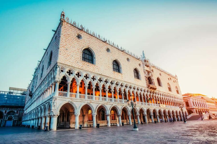 Doge’s Palace & St Mark's Basilica Entry + Campanile Options - Piazzetta San Marco start and how hosted entry works