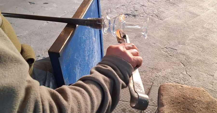 Ellegi Murano Glass: The Art of Tradition - Meeting in the Internal Courtyard (and How the Visit Flows)