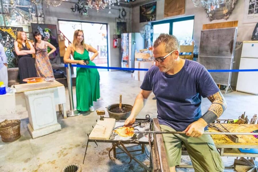 From Venice: Murano and Burano Half-Day Island Tour by Boat - River boat to Burano, then the town that’s made for color photos