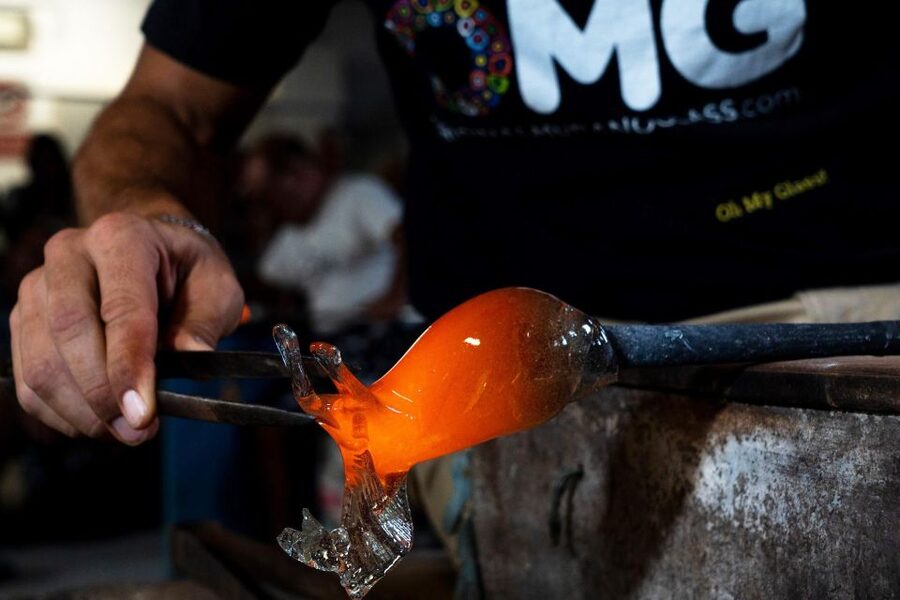 Glass Blowing Show Visit Murano Glass Factory & Showroom OMG - Who this Murano glass factory visit suits best