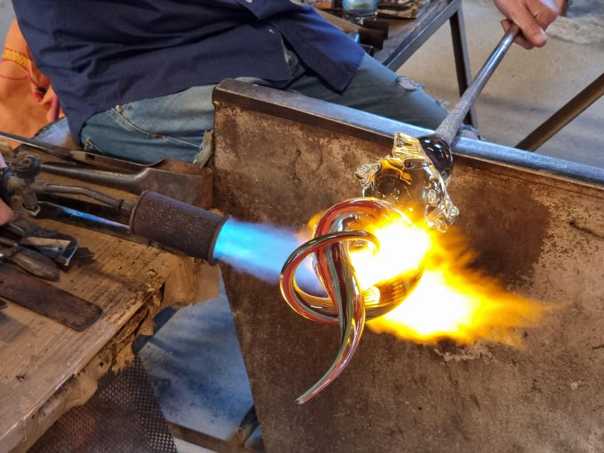 Glass Blowing Show Visit Murano Glass Factory & Showroom OMG - The factory visit: 15 minutes in the furnace zone