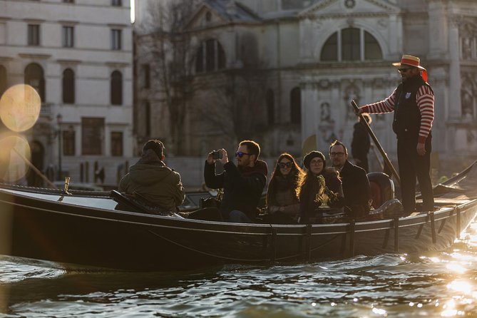 Grand Canal Gondola Experience with Live Commentary™ - Punta della Dogana, Customs History, and the View Toward Giudecca