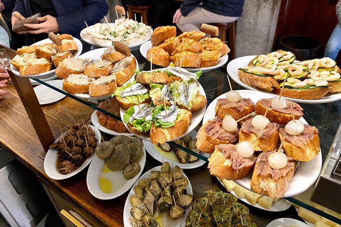 Guided Venice Street Food Tour and City Sightseeing - What you taste on a Venetian street food crawl