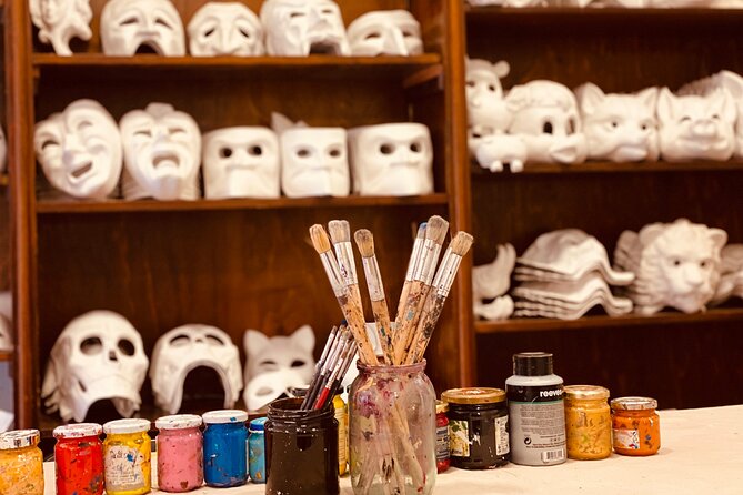 Mask Workshop - Paint Your Own Venetian Mask in Venice, Italy - A One-Hour Venetian Mask Painting Break in Campo San Tomà