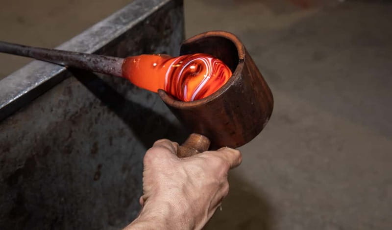 Murano Glass Demonstration - The furnace showroom: where the craft shows up after the heat