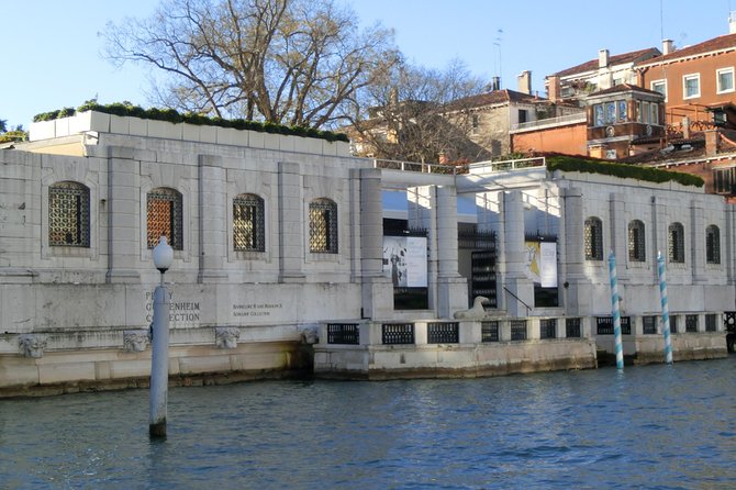Peggy Guggenheim collection Venice private tour - Terrace time: Marino Marini sculpture and the Grand Canal view