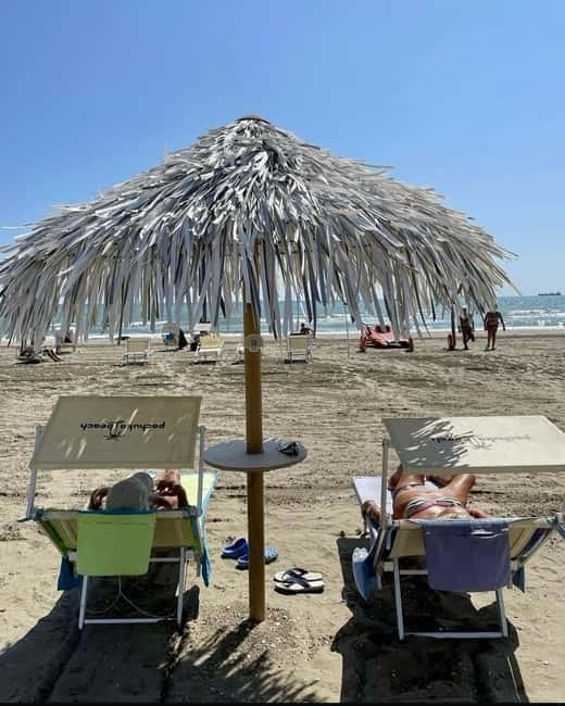 Private Beach Day from St. Mark’s Square: Enjoy Sun & Relax - Getting there from St. Mark’s: vaporetto to the Lido, then a short hop