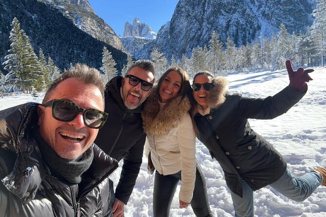 Private Dolomites Winter Day Tour from Venice - Lago d’Antorno: Quiet Lake Views Surrounded by Snow