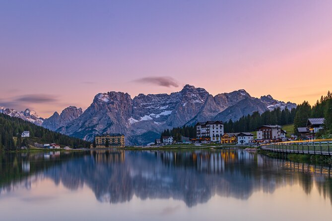 Private Guided Tour in the Dolomites from Venice - Lago di Misurina: alpine air at 1,754 meters and the Tre Cime view
