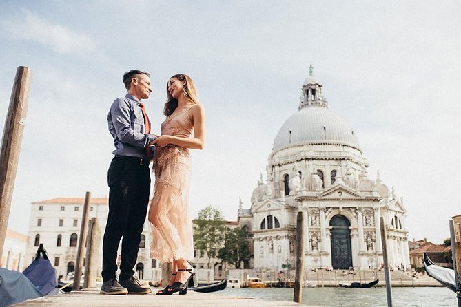 Private Photo Shoot in Venice with Gondola Ride Included - Basilica di Santa Maria della Salute: a classic dome view with good framing