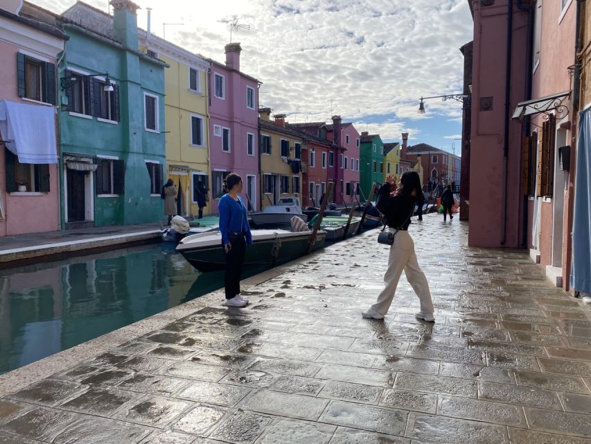 The islands of Venice. Torcello Burano Murano - Burano: colorful houses, fishing life, and the lace makers at work