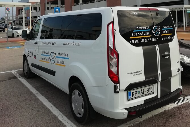 Transfer from Venice Airport to Trieste - Where exactly to meet, Sosta Breve scoperto and the van you need