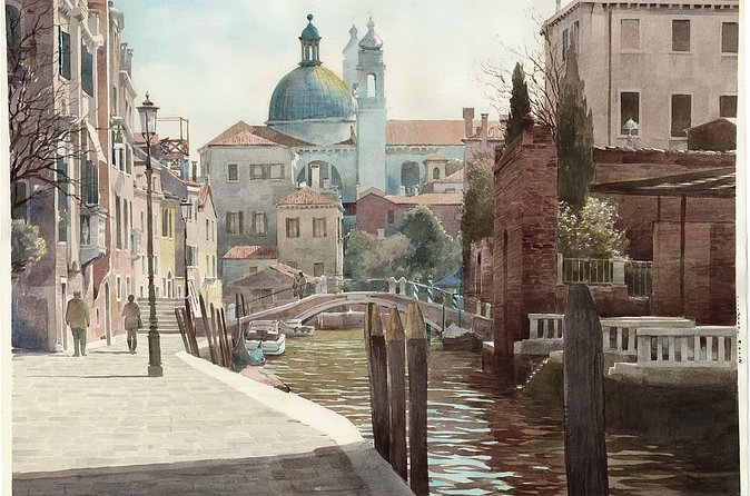 Venetian Watercolors Painting Workshop at the Historic Art Circle - Your souvenir: handcrafted bookmark plus your own Venice painting