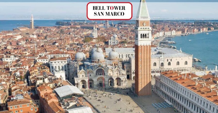 Venice: Bell Tower & St Mark's Square History Gallery Ticket - Up in the Campanile Lift, What You See and When the Bells Ring