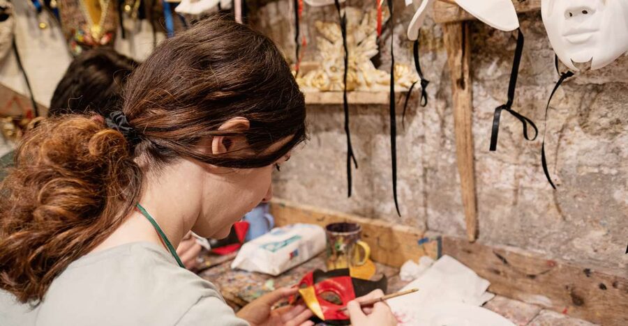 Venice: Carnival Mask Decoration Class at Casanova Prisons - Why the Prison Palace setting changes how you feel about carnival masks