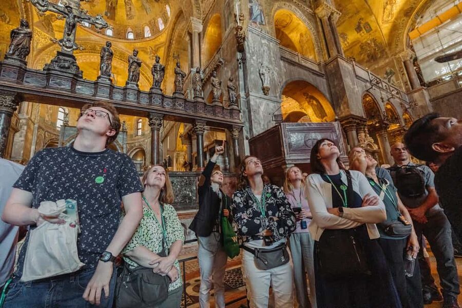 Venice: Doge's Palace & St Mark's Tour with Upgrade Option - St. Mark’s Basilica without the queue, with mosaics that stop you cold