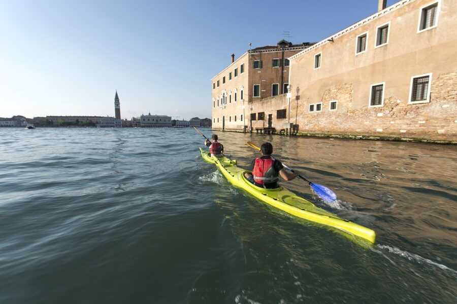 Venice: Guided Canal Kayak Tour at Day, Night, or Sunset - The lagoon portion: the calm contrast you came for
