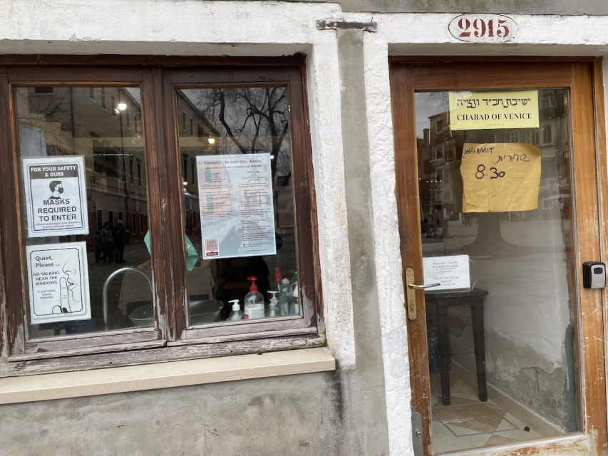 Venice: Jewish Ghetto Walking Tour with Synagogue Visits - Price and value: $105 for 2 hours with synagogue access