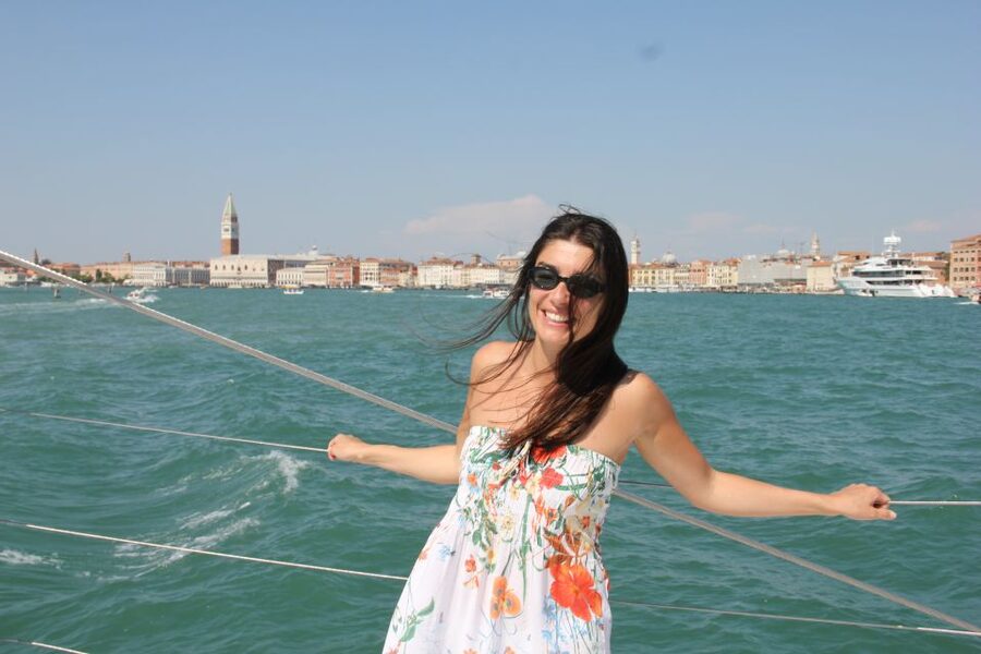 Venice: Lagoon Catamaran Cruise with Music and Drinks - San Marco to the Giudecca Canal: the skyline warm-up