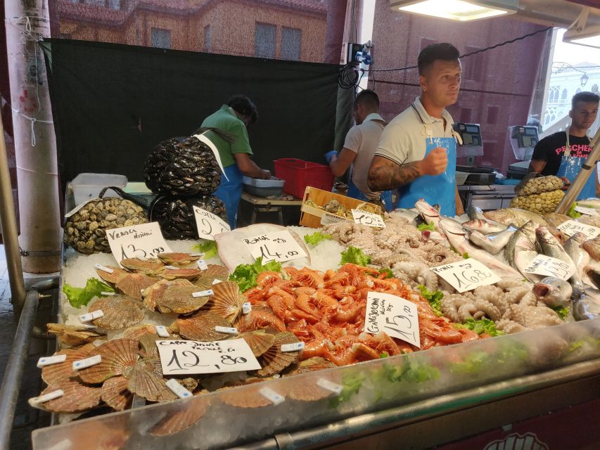 Venice: Local Fish Market With Cicchetti, Lunch, and Wine - Rialto Fish Market Focus, and How Much Time It Gets