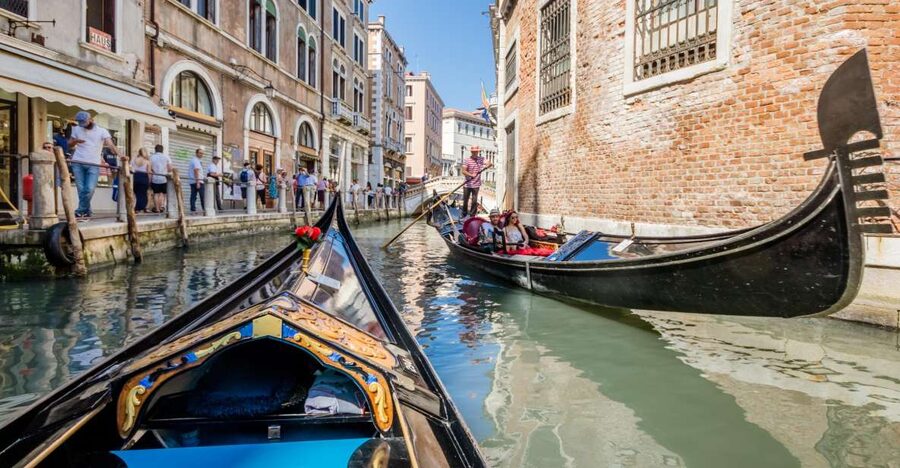 Venice: Shared Gondola Ride Across the Grand Canal - Passing Teatro La Fenice From the Water: A Landmark Look Without the Performance