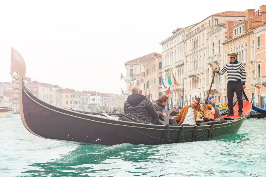 Venice: Shared Gondola Ride and Serenade - Shared Gondola, Live Music, and the San Marco Canal Loop