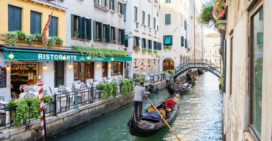 Venice: Shared Gondola Ride through the Lagoon City - Boarding Setup and On-Boat Reality: Velvet Seats, Driver Not Guide