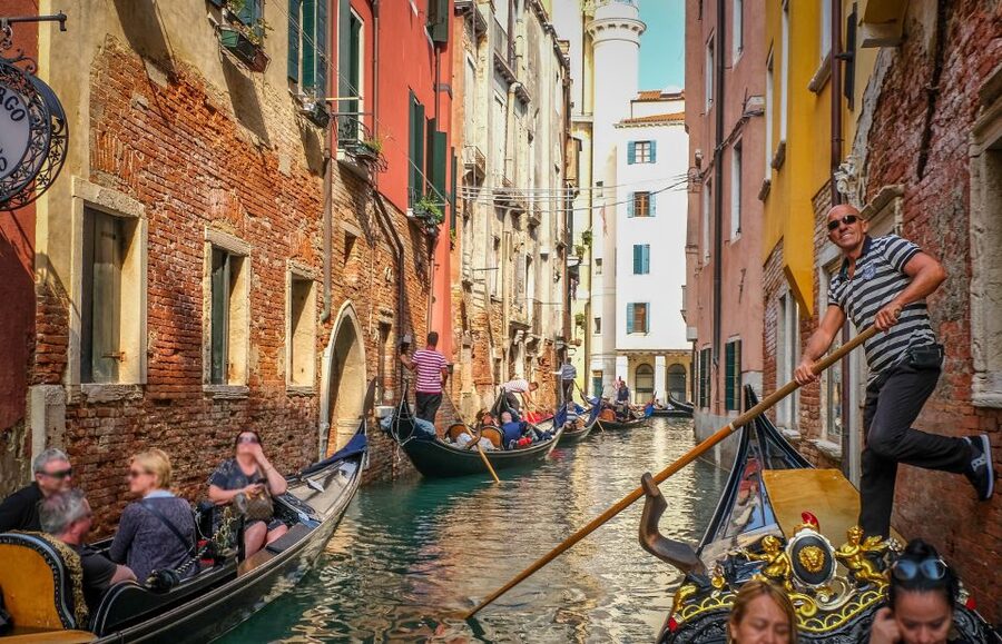 Venice: Shared Gondola Ride through the Lagoon City - Canal Grande First: Where Venice Feels Most Grand